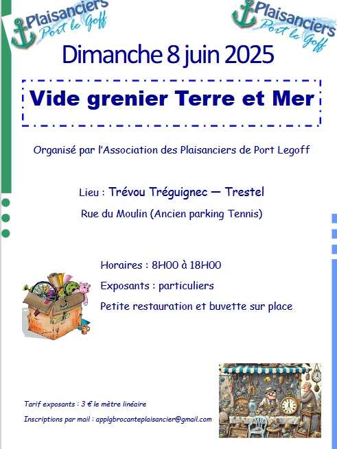 Vide grenier terre et mer