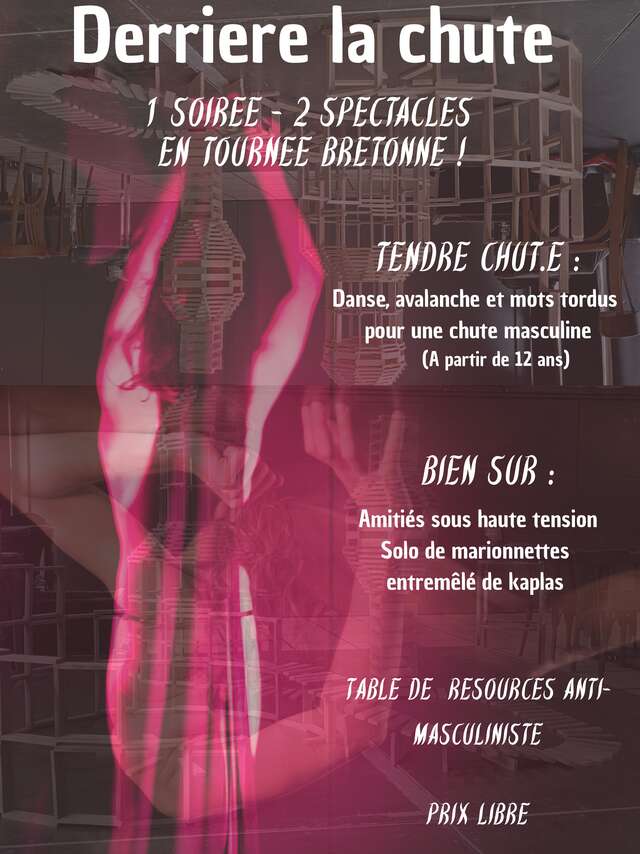 Derrière la chute