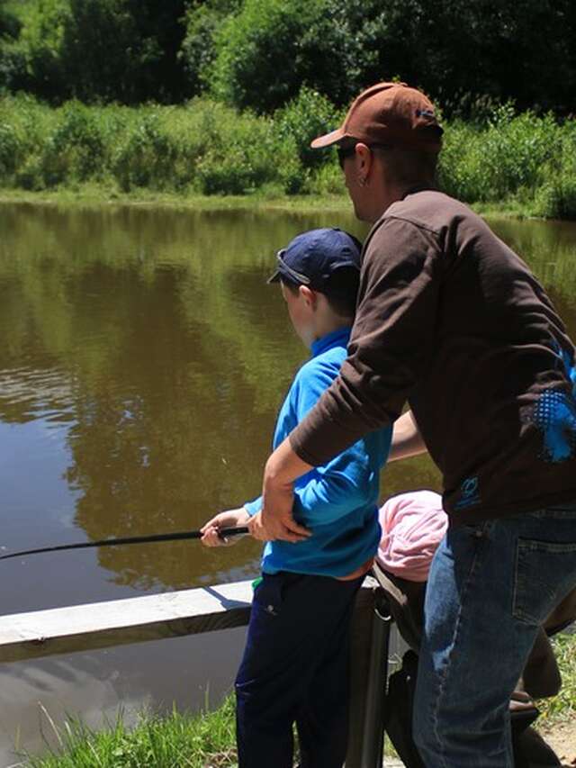 Je pêche mon 1er poisson en étang