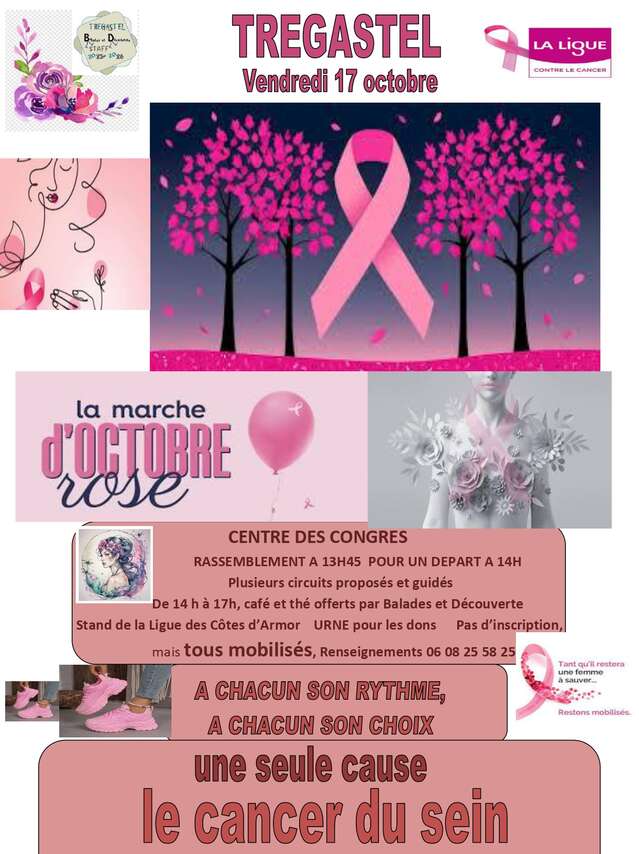 La marche d'Octobre rose