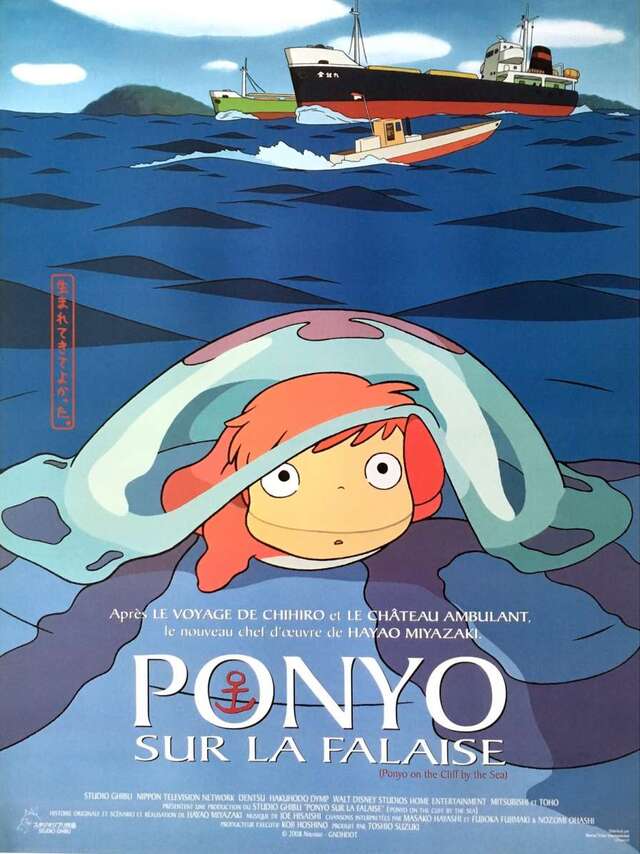 Ponyo sur la falaise
