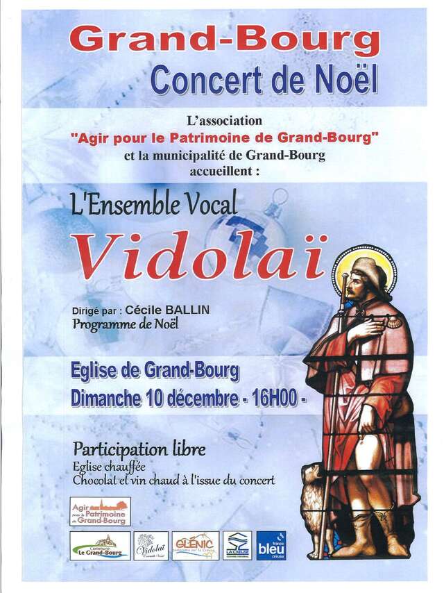 Concert de Noël avec l'ensemble vocal Vidolaï