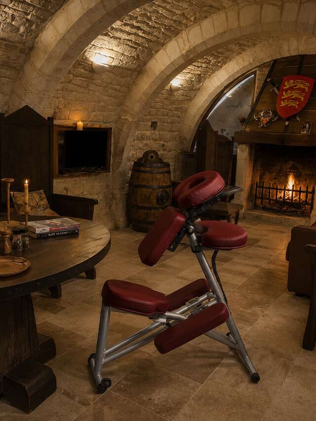 Massage hors du temps à la Tour de la Reine Blanche