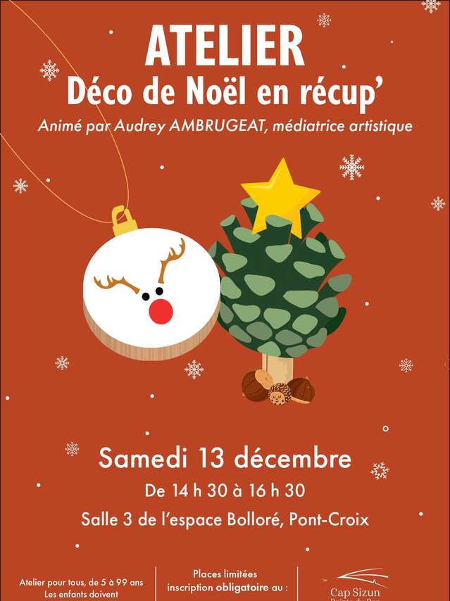 Atelier déco de Noël récup