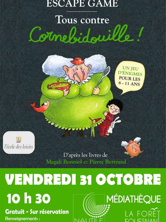 Escape game "Tous contre Cornebidouille"