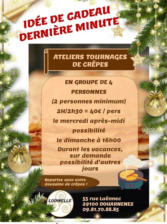 Atelier Tournage de crêpes