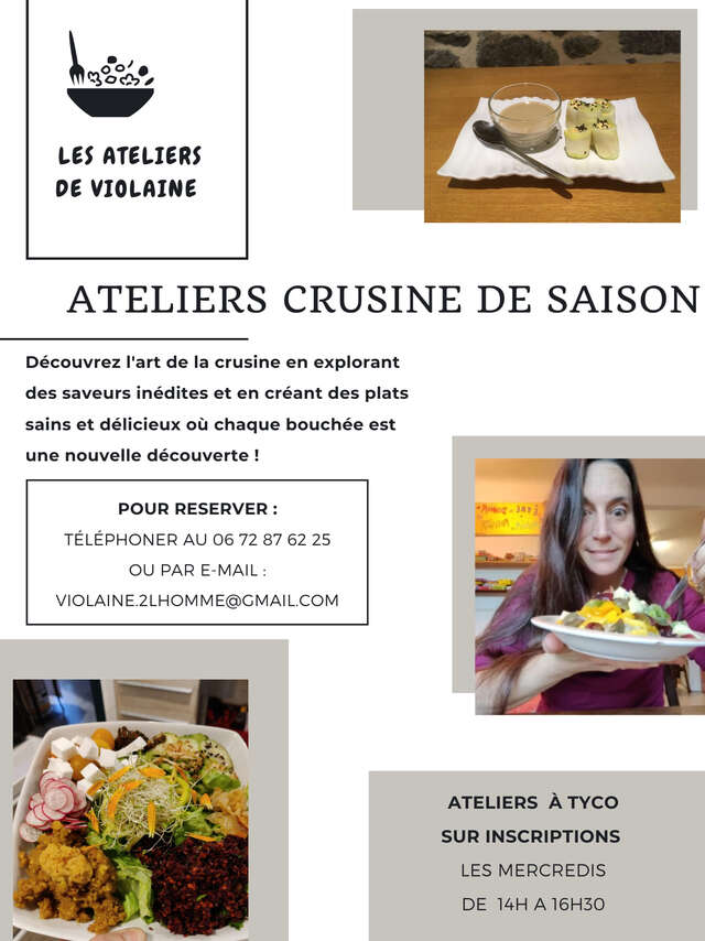 Ateliers crusine de saison