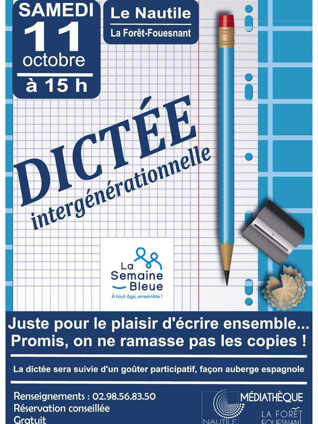 Dictée intergénérationnelle
