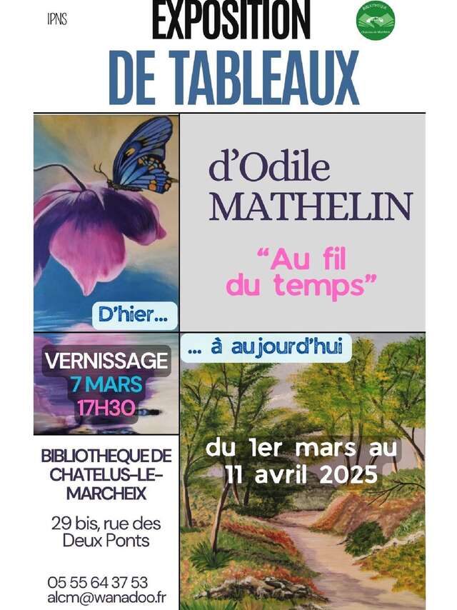 Exposition de Tableaux d'Odile MATHELIN