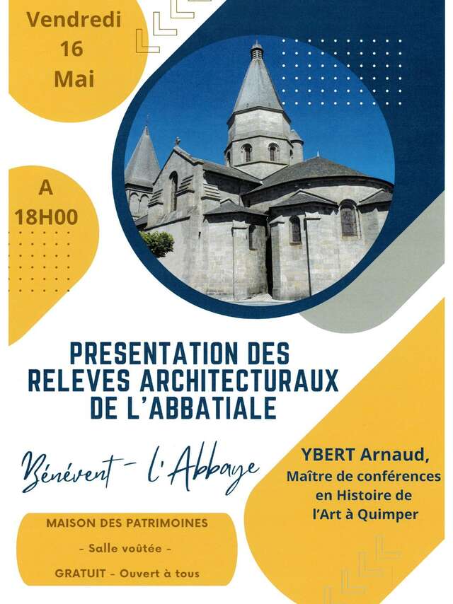Présentation des Relevés Architecturaux de l'Abbatiale