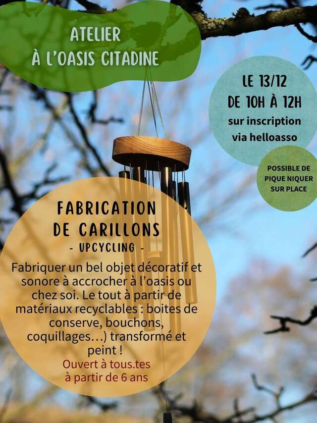 FABRICATION DE CARILLONS (UPCYCLING)