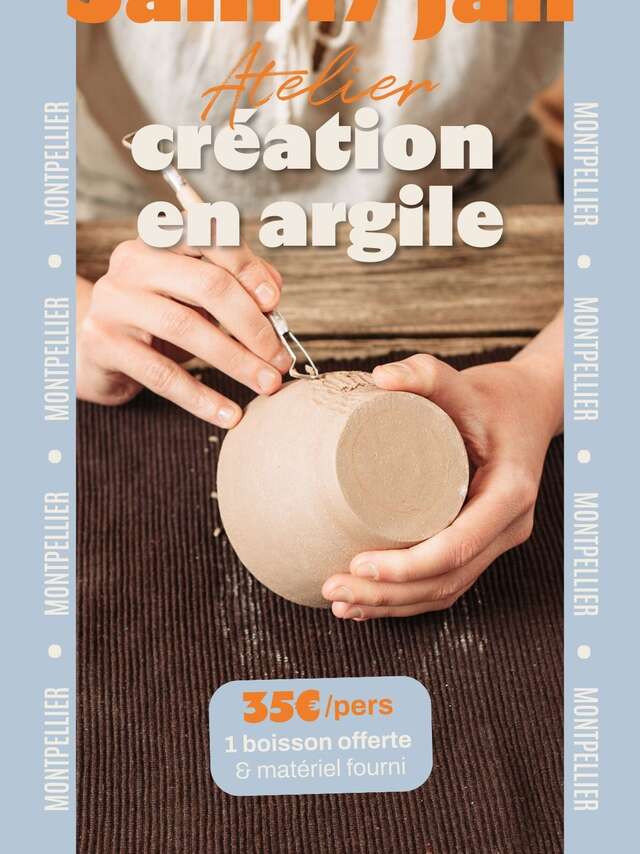 ATELIER CRÉATION EN ARGILE