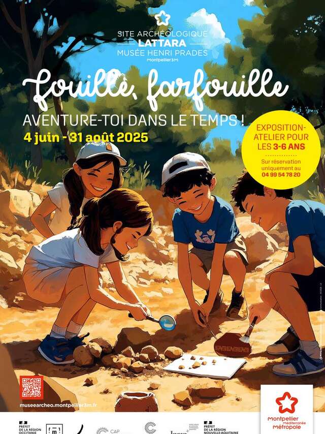 EXPOSITION "FOUILLE-FARFOUILLE, AVENTURE-TOI DANS LE TEMPS !"