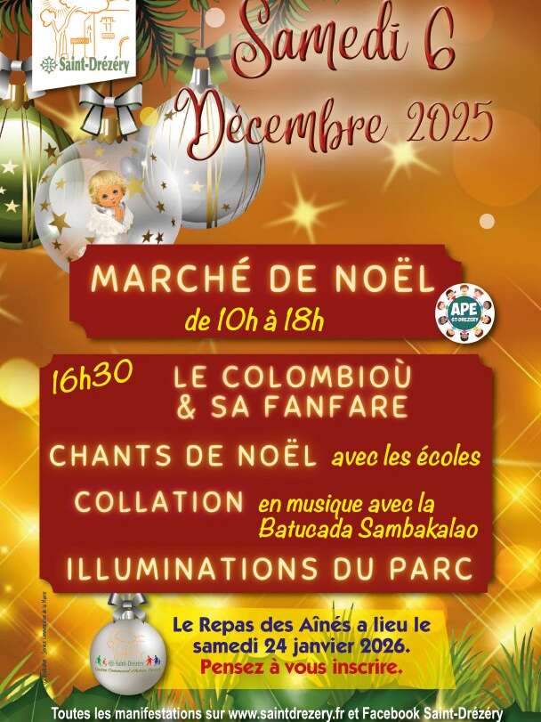 ILLUMINATIONS ET MARCHÉ DE NOËL - SAINT-DRÉZÉRY