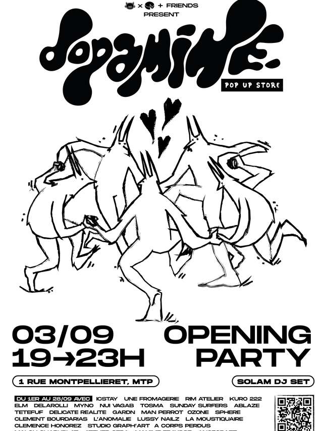 DOPAMINE POP UP STORE ET OPENING PARTY