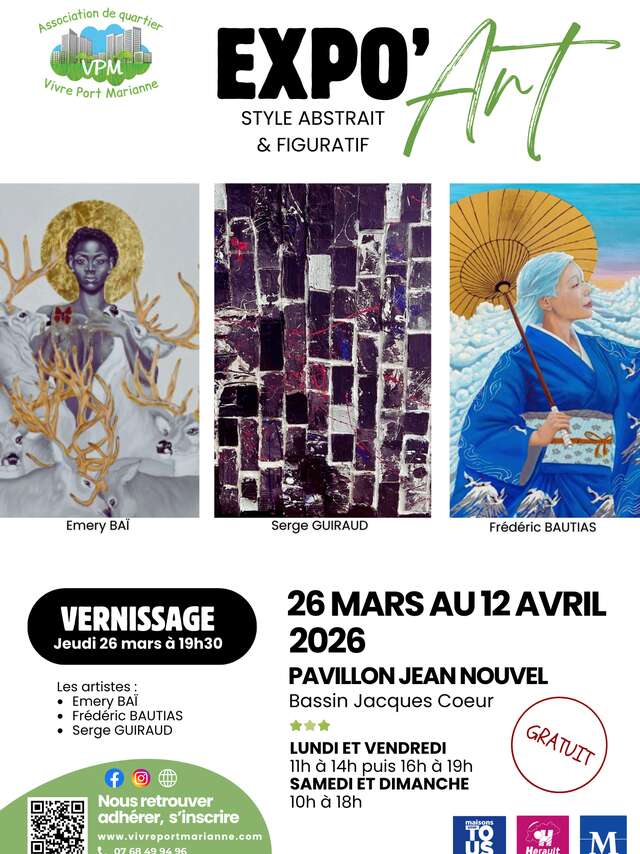EXPOSITION D’ART – ARTISTES AMATEURS DU QUARTIER
