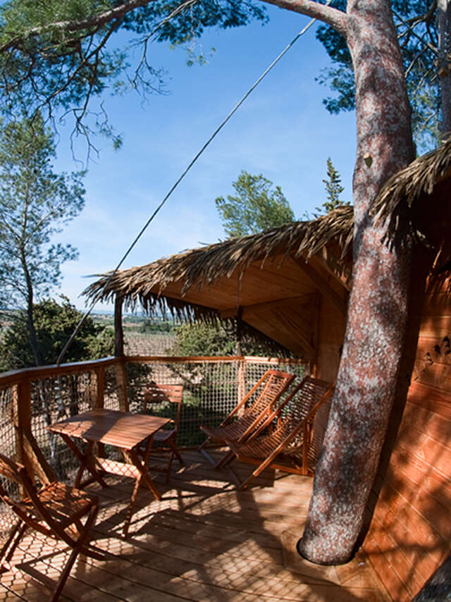 LES CABANES DE L'ARBOUSIER - CABANE TOURTERELLE