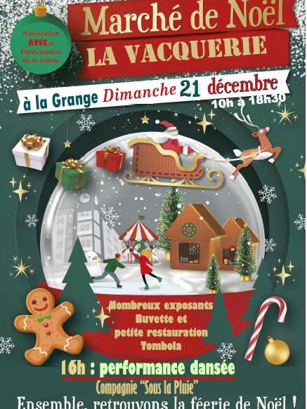 MARCHÉ DE NOËL À LA VACQUERIE