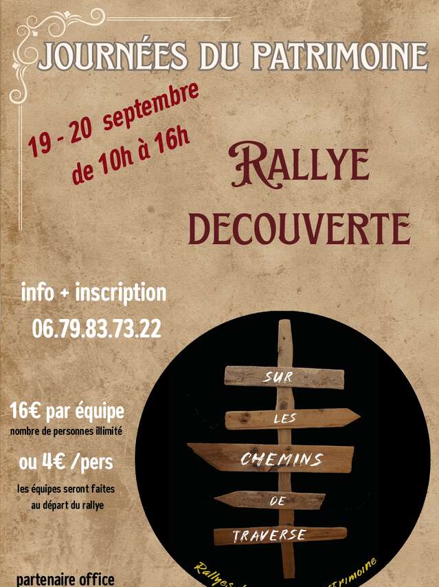 RALLYE DECOUVERTE JOURNÉES DU PATRIMOINE