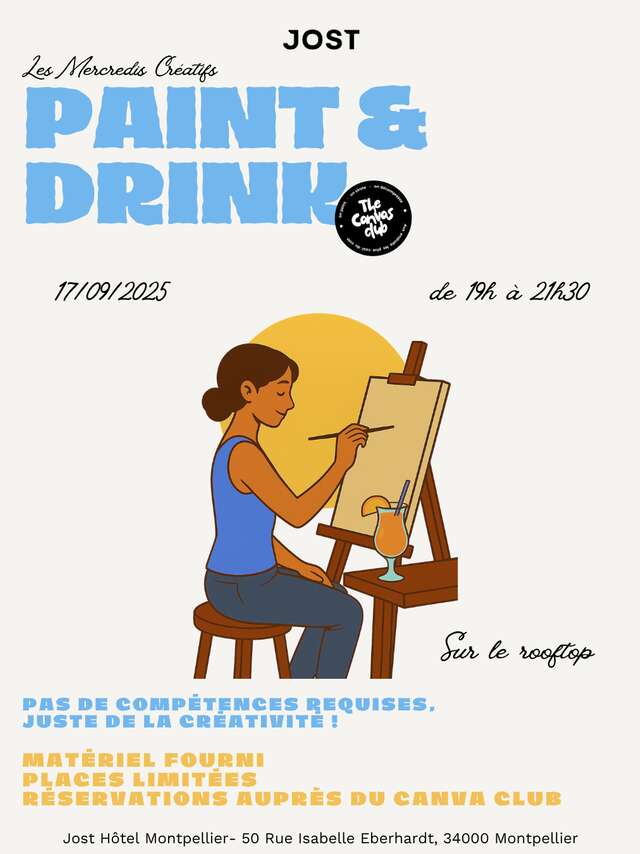 PAINT & DRINK AU JOST