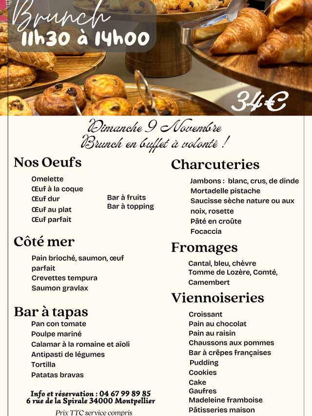 BRUNCH MERCURE MONTPELLIER CENTRE COMEDIE