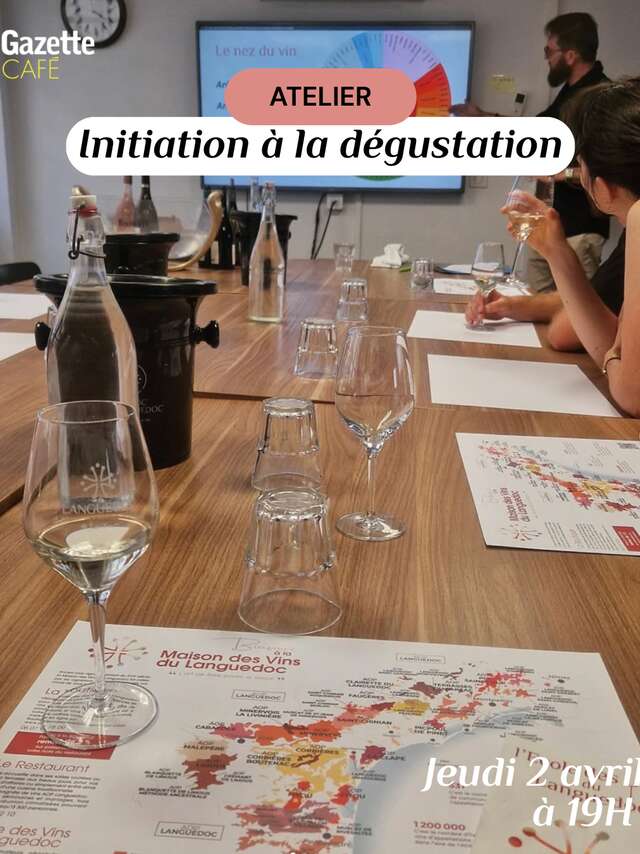 INITIATION À LA DÉGUSTATION AU GAZETTE CAFÉ