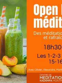 OPEN BAR MÉDITATIONS - CENTRE MEDITATION KADAMPA VAJRASSATTVA