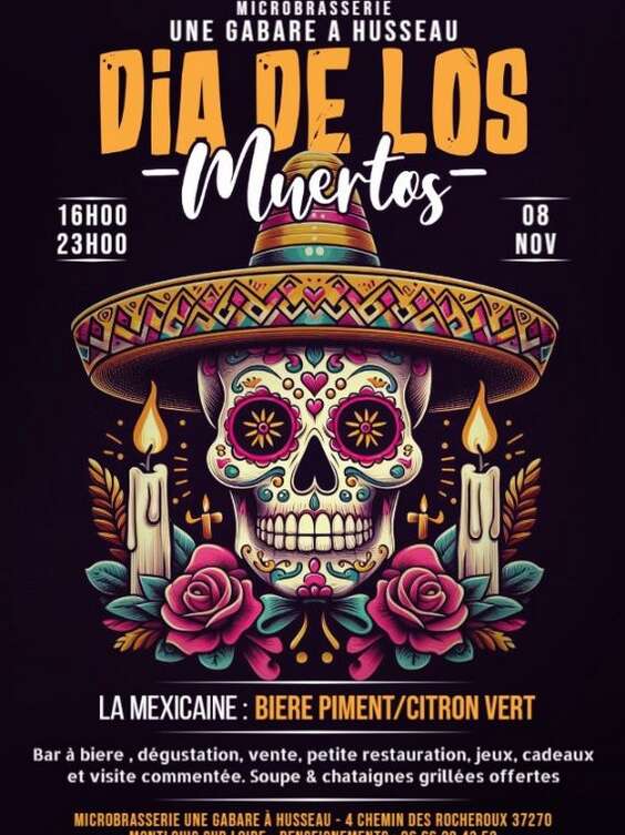 Une gabare à Husseau - Dia de los muertos