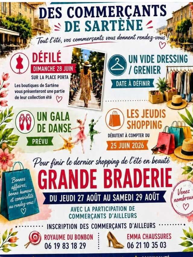 GRANDE BRADERIE A SARTENE