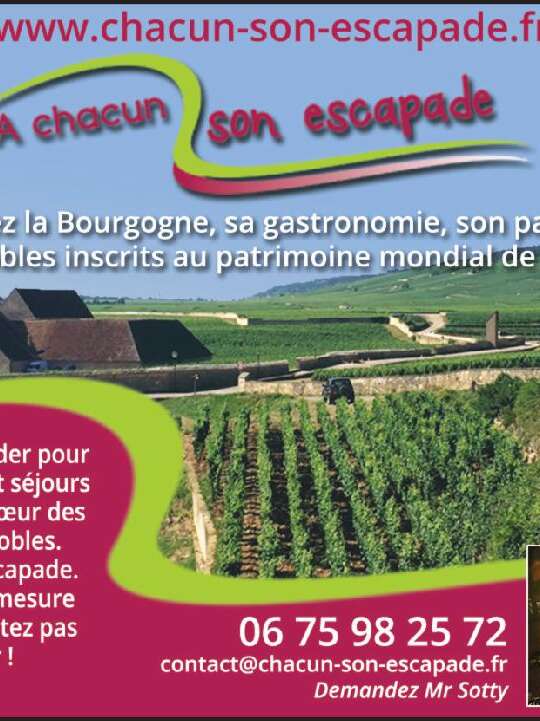 A CHACUN SON ESCAPADE