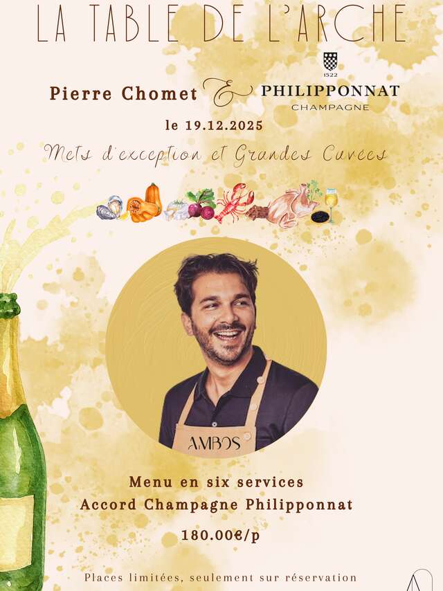 La Table de l'Arche - Pierre Chomet & Philipponnat