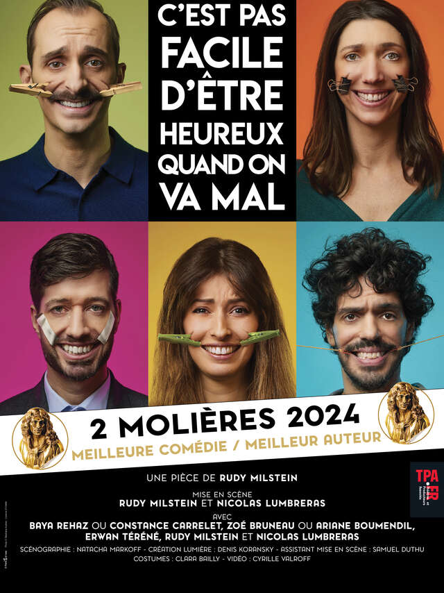 C'est pas facile d'être heureux quand on va mal