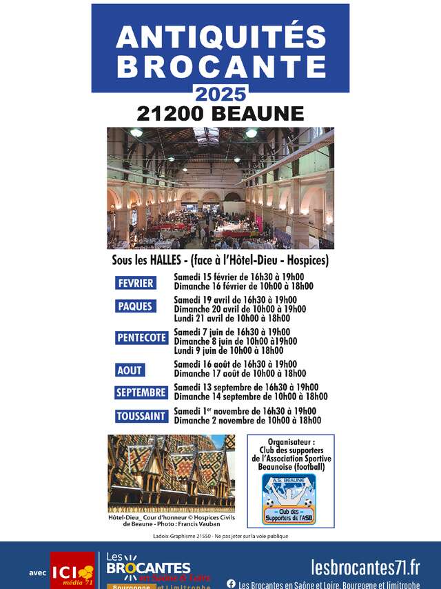 Antiquités - Brocante des Halles de Beaune