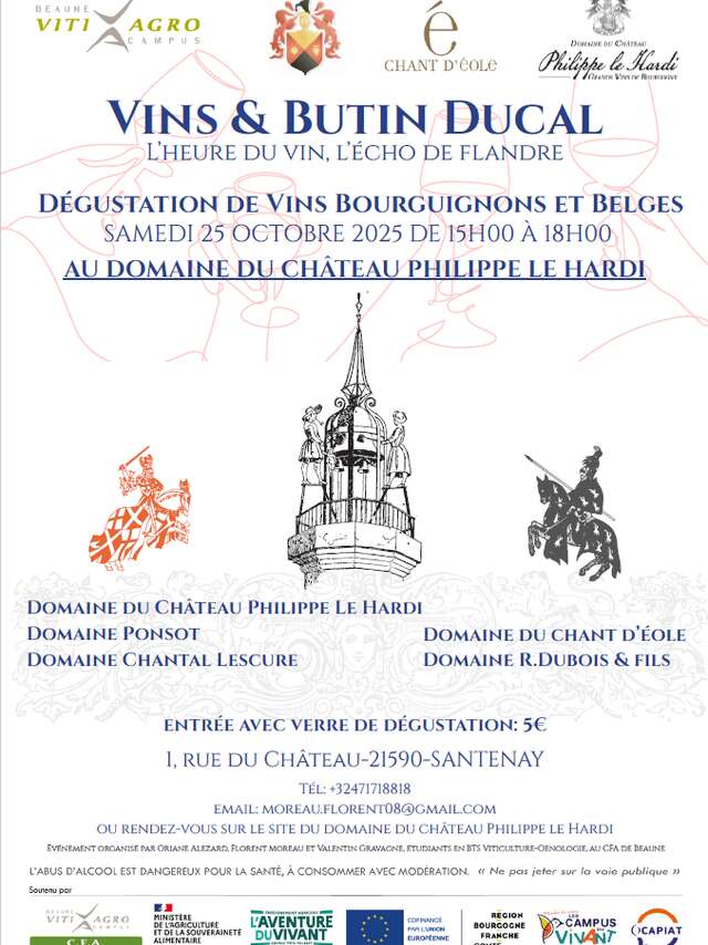 Vins & Butin ducal - L'heure du vin, l'écho de Flandre