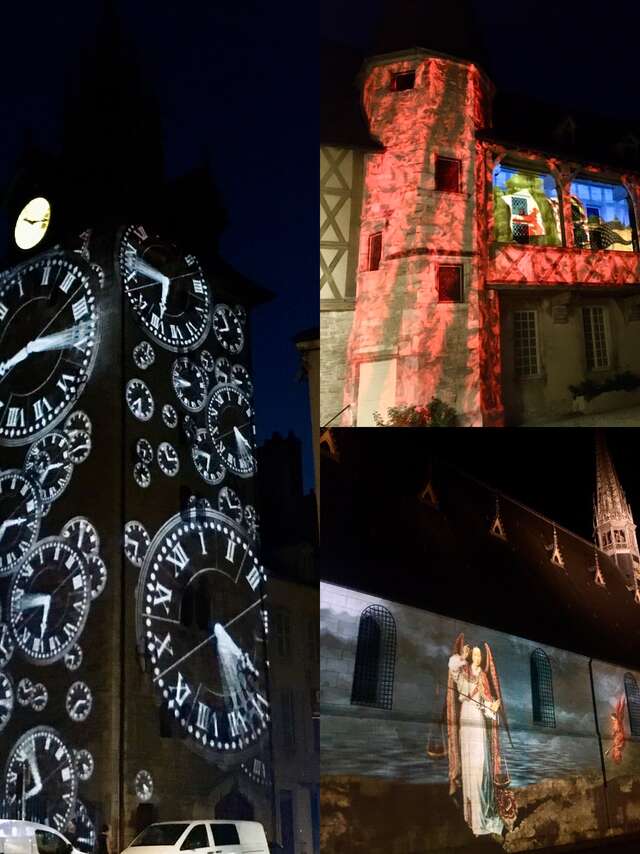 Beaune by night