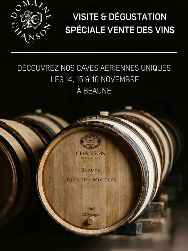 Domaine Chanson - Visite des caves & dégustation spéciale Vente des Vins 2025 de 6 grands vins