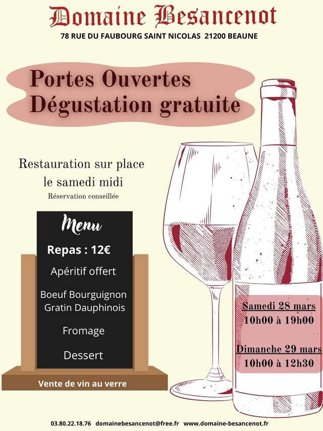 Domaine Besancenot - Portes Ouvertes de Printemps