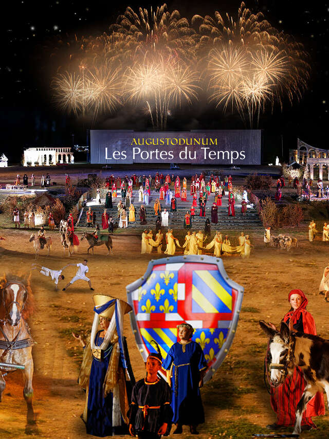 Visite guidée ville gallo-romaine suivie du spectacle historique Augustodunum