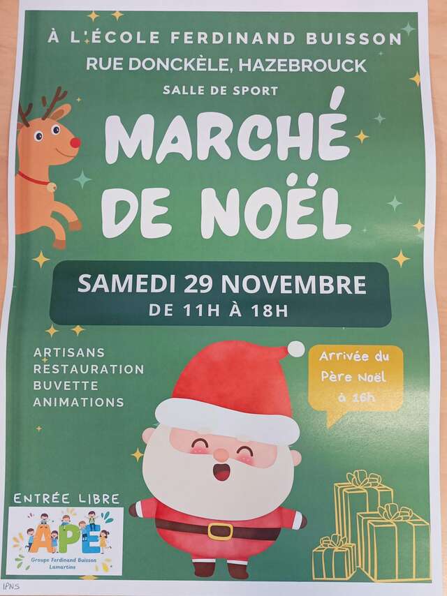 Marché de Noël de l'école Ferdinand Buisson à Hazebrouck
