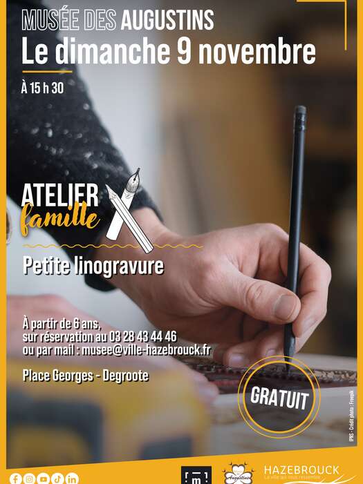 Animation famille au musée des Augustins à Hazebrouck