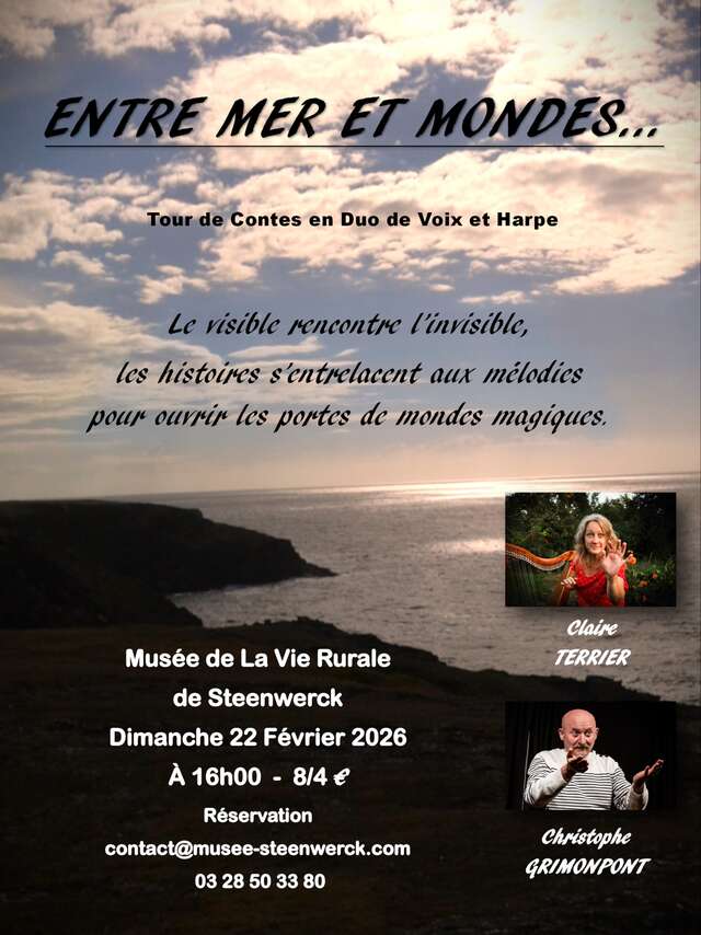 "Entre mer et mondes..." - Tour de contes en duo de voix et harpe à Steenwerck