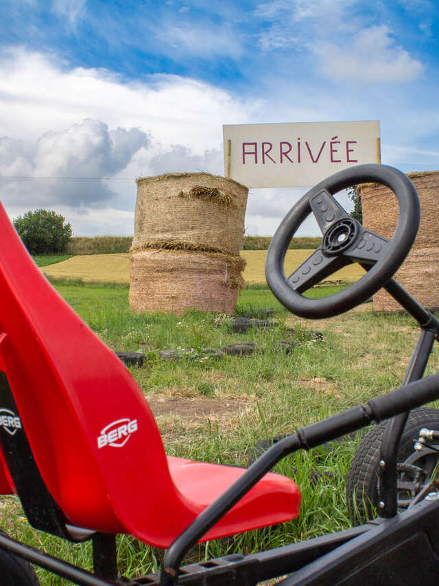 Activités d'été à la ferme des récollets : labyrinthe, karting