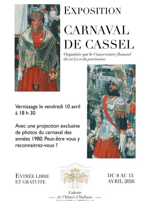 Exposition: "Carnaval de Cassel" à la Galerie de l'hôtel d'Halluin