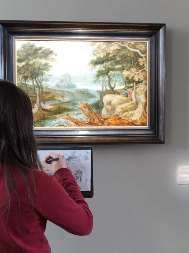 Cours du soir de pratique artistique au Musée de Flandre