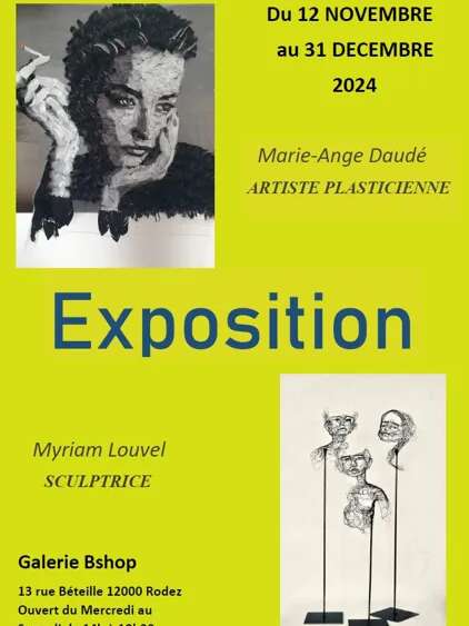 Exposition Marie-Ange Daudé et Myriam Louvel