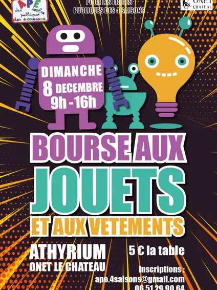 Bourse aux jouets de l'APE des 4 saisons