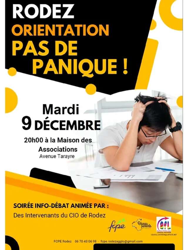 Conférence : "Orientation : pas de panique"
