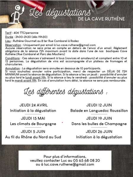 Cave Ruthène : Initiation à la dégustation
