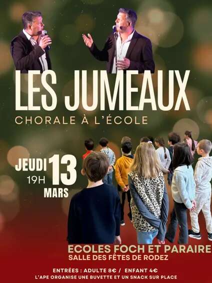 Chorale à l'école avec Les Jumeaux