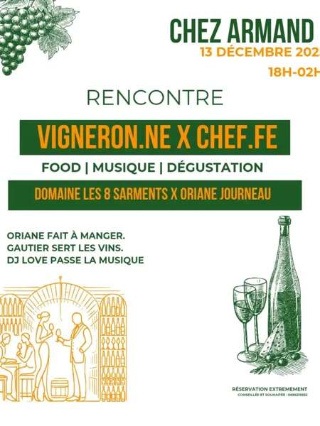 Rencontre Vigneron.ne X Chef.fe